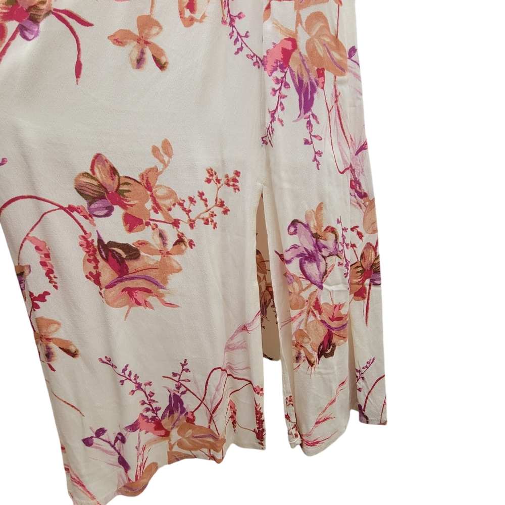 A New Day Cream Floral Dress Size Small - Picture 5 of 6